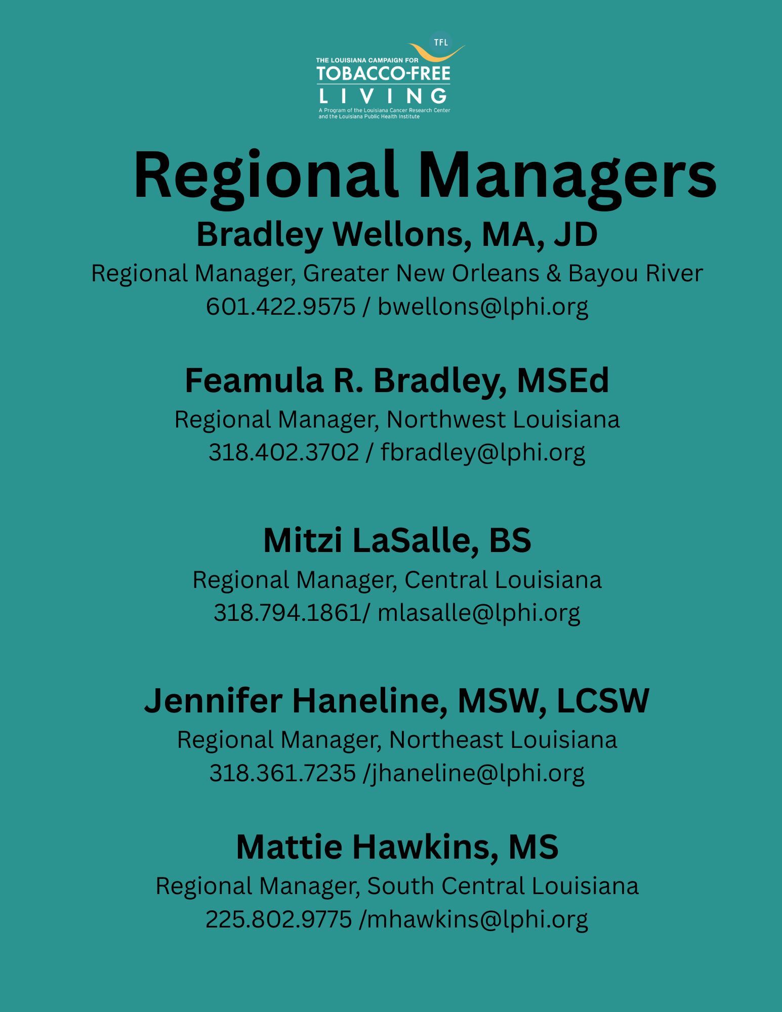 Regional Managers